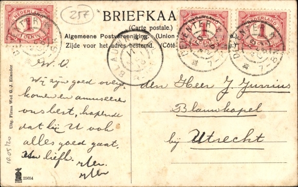Schmetterling Postcard Deventer Overijssel Niederlande, Military Stables, Keizerstraat, Brink, IJsel
