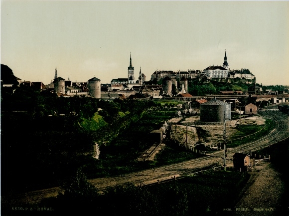 Photo Tallinn Reval Estonia, city panorama
