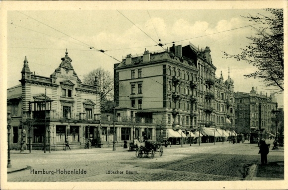 Postcard Hamburg Hohenfelde, Lübscher Baum