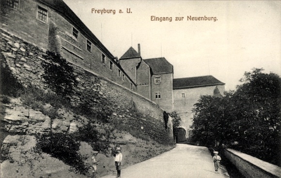 Ak Freyburg an der Unstrut, Neuenburg, Eingang
