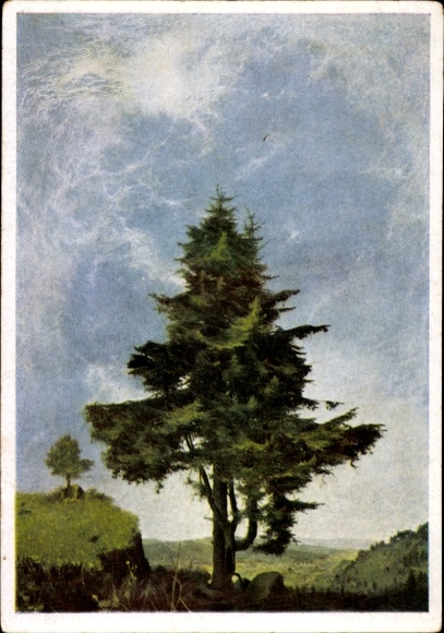 Artist Postcard Kriegel, Willy, Mittag, HDK 1014, conifer