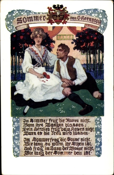 Poemat KP Wilke, Karl Alexander, Summer, Ottokar Kernstock, Lovers
