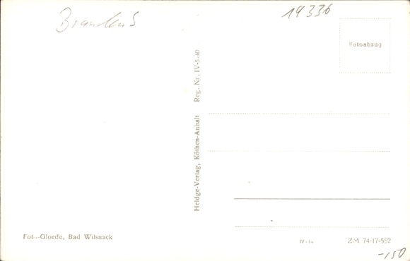 Postcard Bad Wilsnack in der Prignitz, church, Goethe House, Pushkin Kurhaus, Klara Zetkin Home