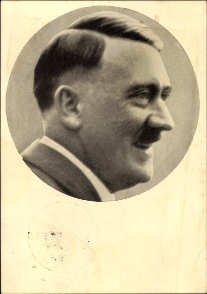 Postcard Führer and Reich Chancellor Adolf Hitler, portrait, men of the time No. 91