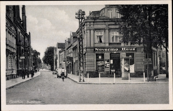 KP Genthin nad kanałem Łaby i Haweli, działka przy Poststrasse, Naverma Haus