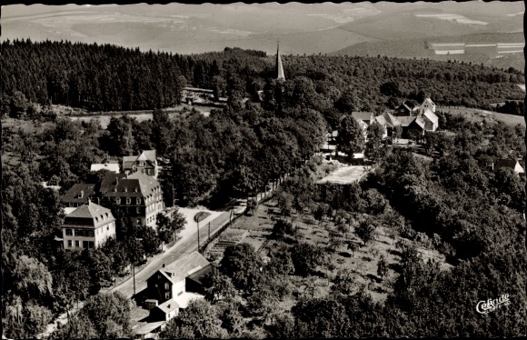 Postcard Rödgen Obersdorf Wilnsdorf North Rhine Westphalia, mountain hotel, panorama