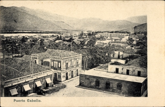 Postcard Puerto Cabello Venezuela, general view