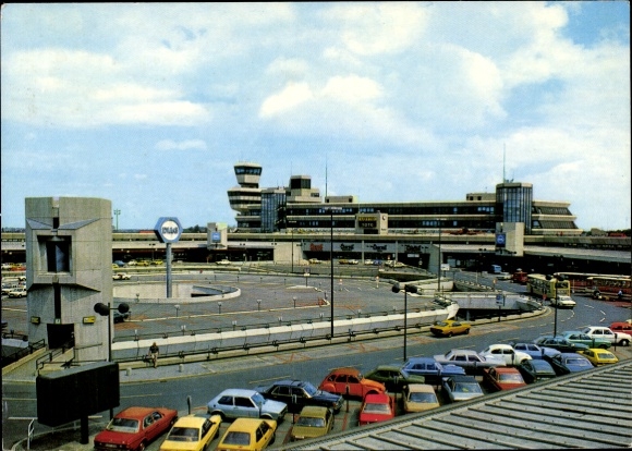 Ak Berlin Reinickendorf Tegel, Flughafen