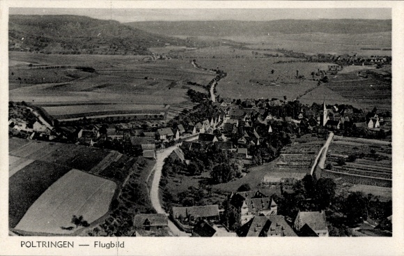 Ak Poltringen Ammerbuch in Württemberg, luchtfoto