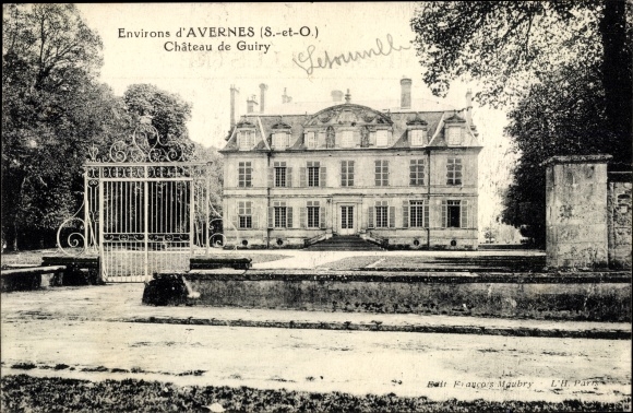 Ak Avernes Val d´Oise, Chateau de Guiry
