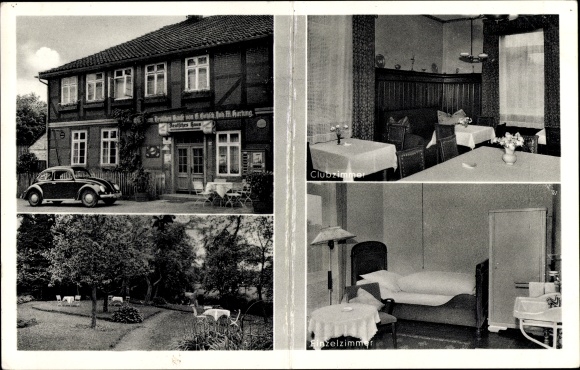 Ak Hannover in Niedersachsen, Hotel und Gaststätte Deutsches Haus, Clubzimmer, Einzelzimmer