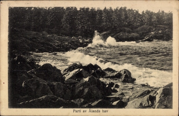 KP Åland Finlandia, Morze Alandzkie, fale