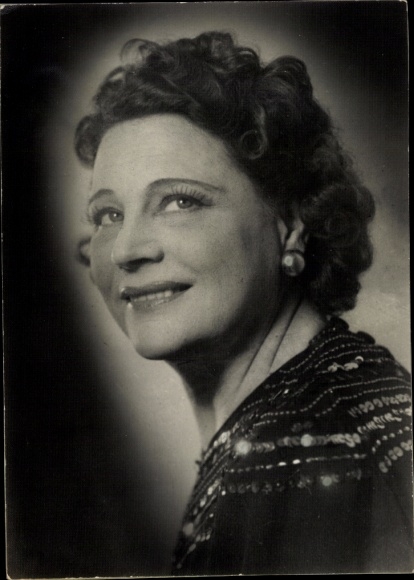 Ak-actrice Cordy Milowitsch, portret