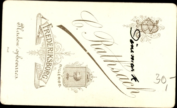 CdV Hillerød Hilleröd Denmark, Frederiksborg Slot