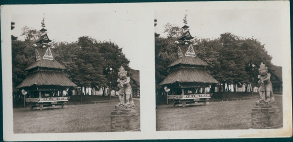 Stereo Photo Section of the Netherlands, Colonial Exhibition Paris 1931