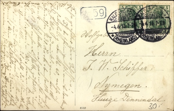 Photo Postcard Kaldenkirchen Nettetal on the Lower Rhine, part of a villa