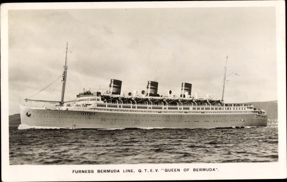 Ak-stoomboot Queen of Bermuda, Furness Bermuda Line