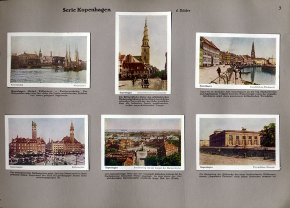With Eckstein through the world II foreign collecting picture album Eckstein + Eckstein-Halpaus cigarette factory