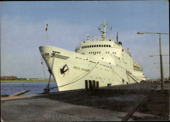 Ak vakantieschip MS Fritz Heckert