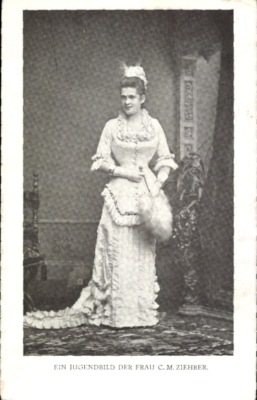Ak Operettensängerin Marianne Edelmann, C.M. Ziehrer
