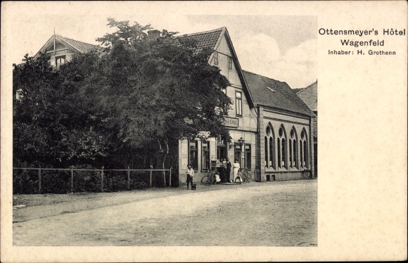 Ak Wagenfeld in Niedersachsen, Ottensmeyers Hotel