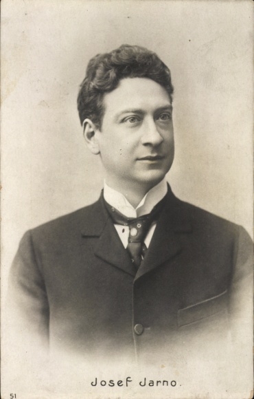 Postcard actor Josef Jarno, portrait