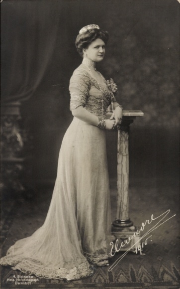 Postcard Grand Duchess Eleonore of Hesse and by Rhine, Eleonore of Solms-Hohensolms-Lich