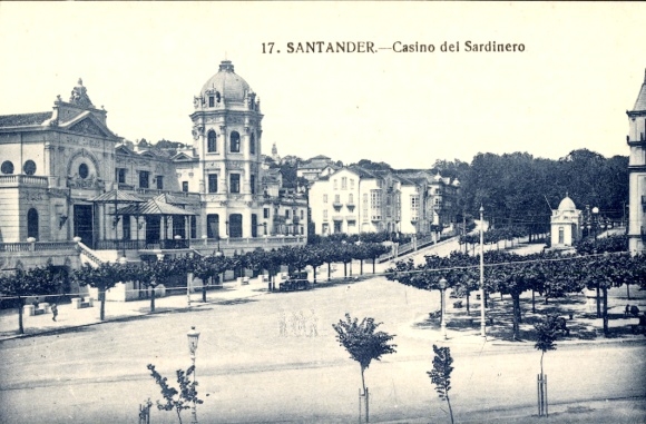 Postcard Santander Cantabria Spain, Casino del Sardinero