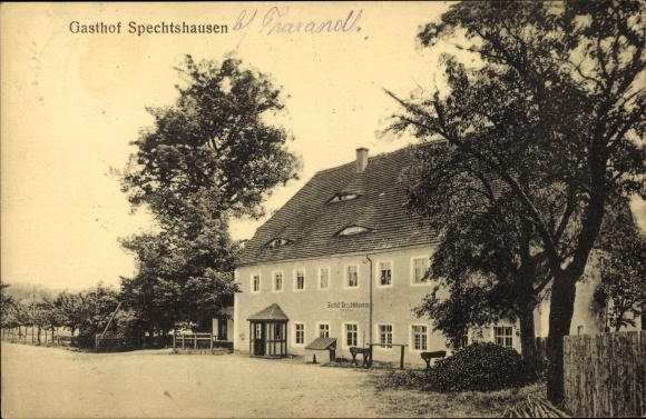 Ak Spechtshausen Hartha Hintergersdorf Tharandt im Erzgebirge, Gasthof