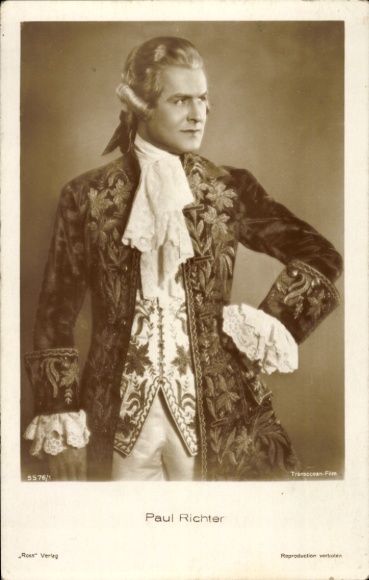 Ak Schauspieler Paul Richter, Portrait, Filmkostüm