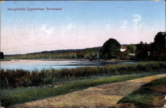 Postcard Berlin Wilmersdorf Grunewald, Royal Hunting Lodge