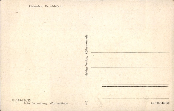 Postcard Ostseebad Graal Müritz, dune view