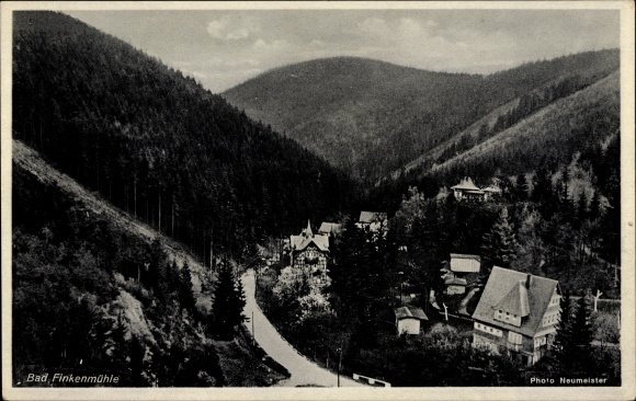 Postcard Allersdorf Großhöhenbach Thuringia, Bad Finkenmühle, convalescent home of the German Labor Front