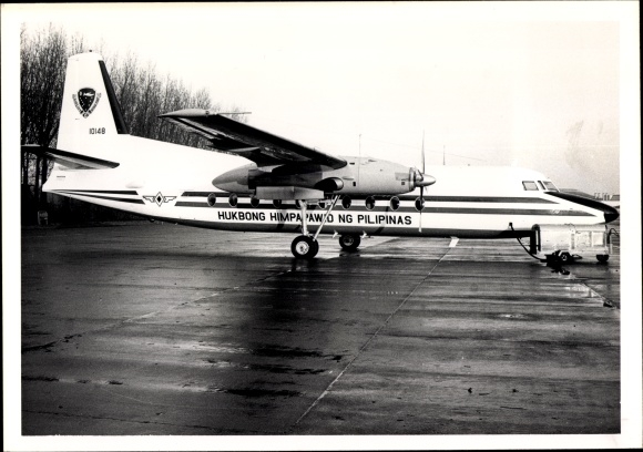 Photo Philippinisches Militärflugzeug, Philippine Air Force, Fokker F 27