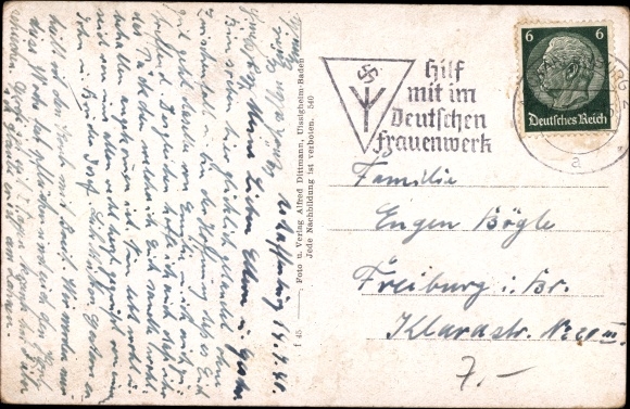 Postcard Mespelbrunn in the Spessart of Lower Franconia, Mespelbrunn Castle, Heimbuchental, wild boars