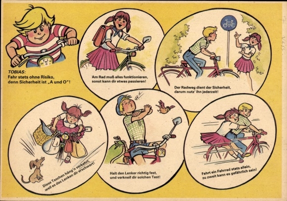 Timetable GDR Presidium People&#39;s Police Berlin, road safety around 1970