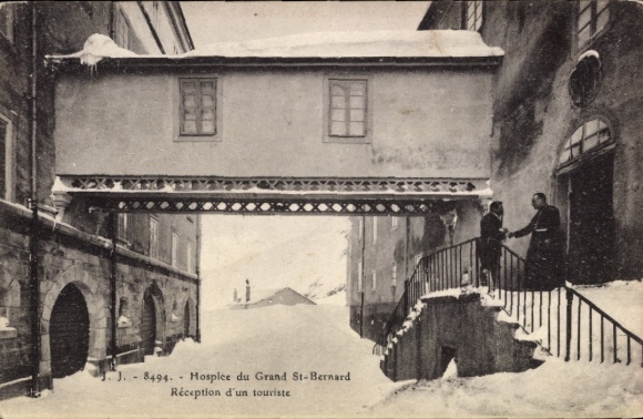 KP Kanton Valais, Hospicjum Grand St-Bernard, Hospicjum du Reception of a Tourist, Śnieg