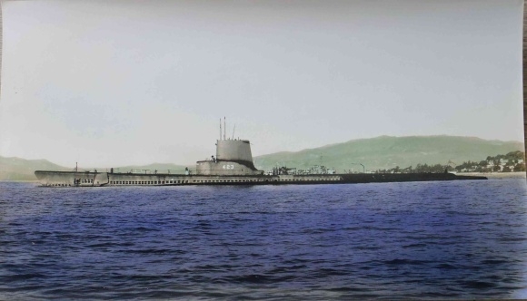 Foto Amerikaanse onderzeeër Torsk, SS-423