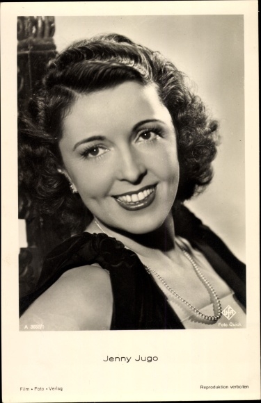 Postcard Actress Jenny Jugo, portrait