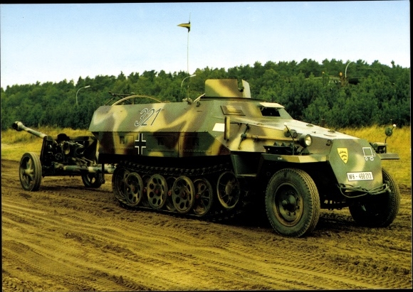 Postcard Bundeswehr, Medium Armored Personnel Carrier
