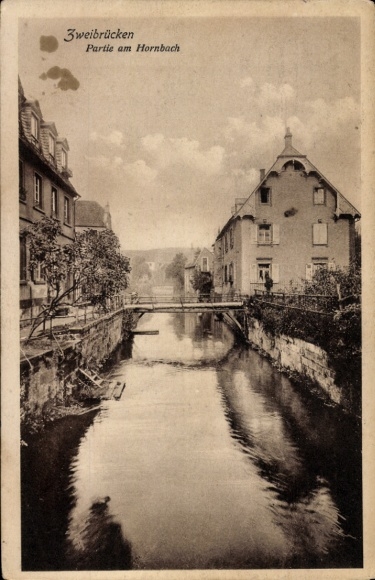Postcard Zweibrücken in the Palatinate, at the Hornbach
