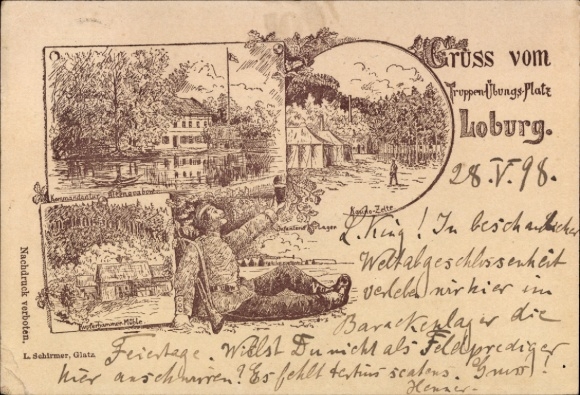 Chromo-Litho Loburg Möckern in Saxony-Anhalt, military training area