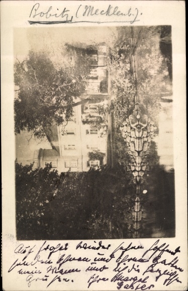 Photo Postcard Bobitz Northwest Mecklenburg, partial view, hotel