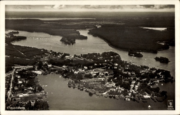 Ak Berlin Köpenick Schmöckwitz, luchtfoto