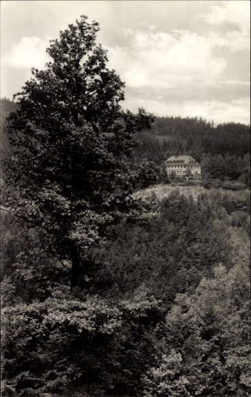 Postcard Hohenwarte Thuringia, FDGB rest home activist
