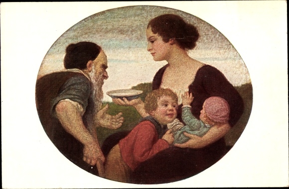 Artist PC Zumbusch, Ludwig von, German children&#39;s aid in Bavaria, philanthropy