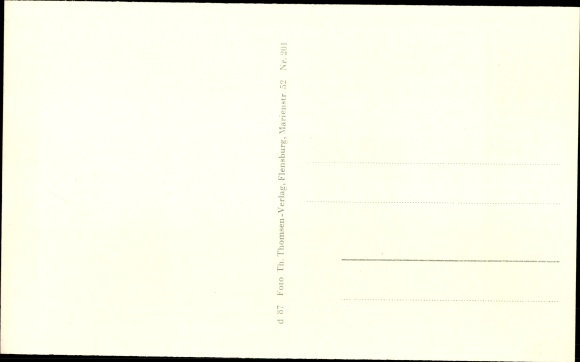 Postcard Flensburg in Schleswig Holstein, port, steamer
