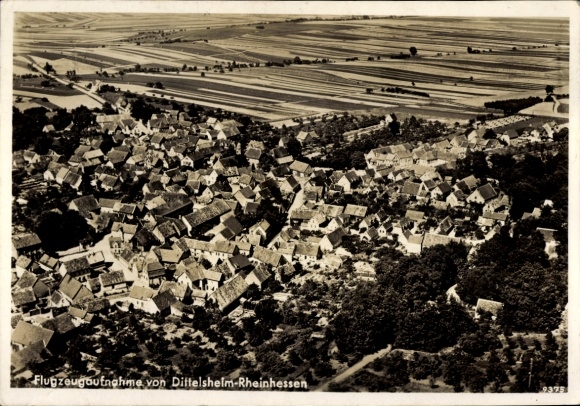 PC Dittelsheim Heßloch im Wonnegau, general view, aerial view