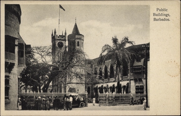 Postcard Barbados, Public Buildings