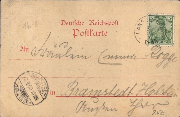 Postcard Garstedt Lüneburger Heide Lower Saxony, Inn zur Ohe, between Schnelsen and Ochsenzoll